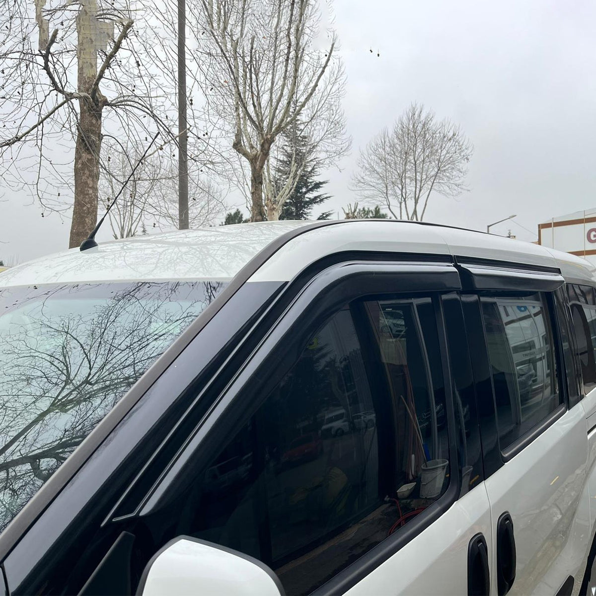Fiat Doblo 2 2015-2022 cam rüzgarlığı 4 parçalı set – 7