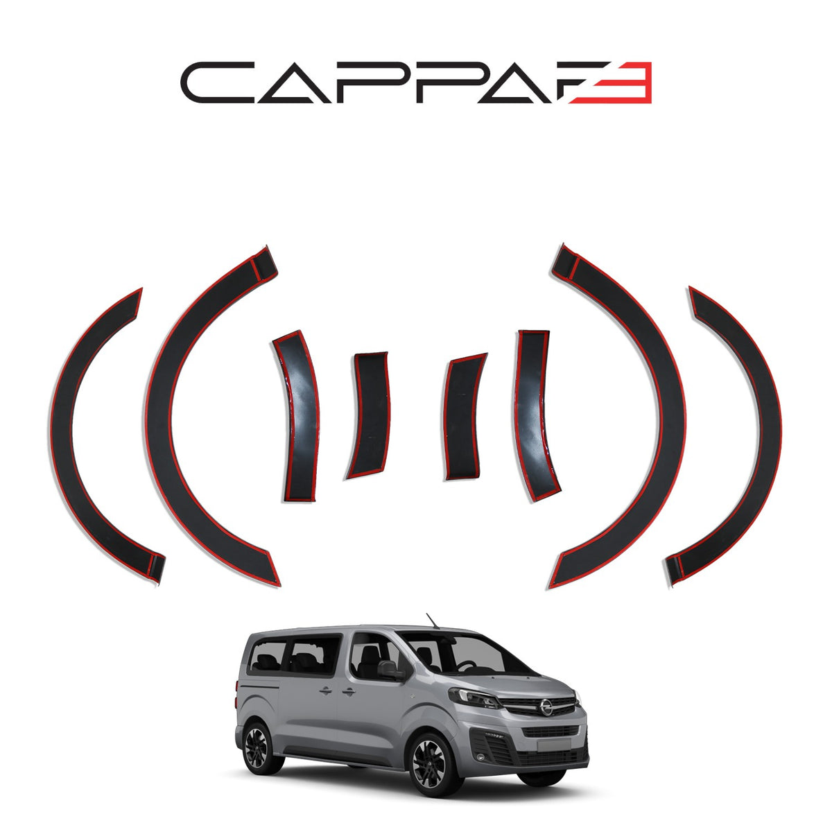 Opel Zafira Life 2019-2026 kapı ve çamurluk dodik seti 8 parça – 5