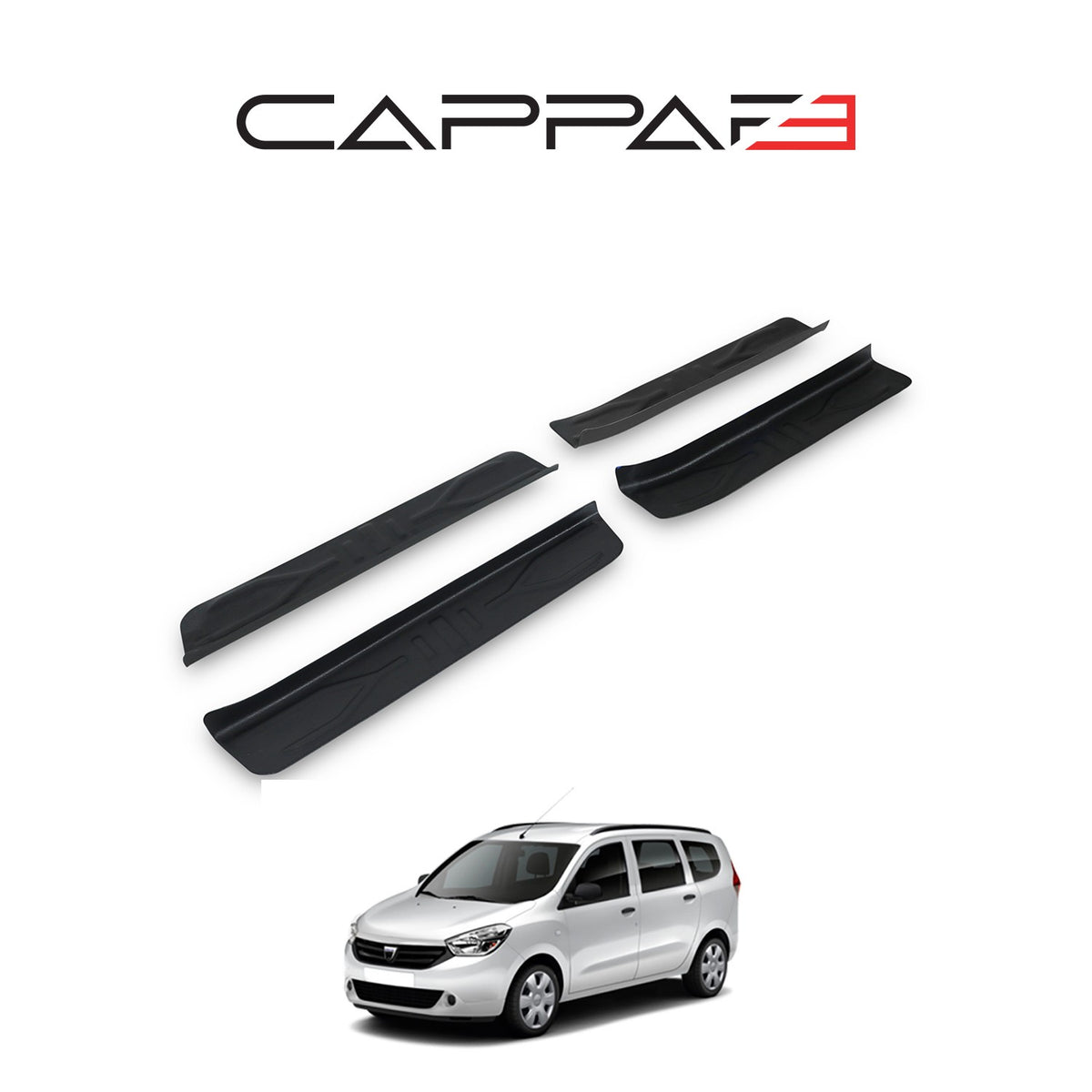 Dacia Lodgy 2012-2022 ile Uyumlu Kapı Eşiği 4 Adet