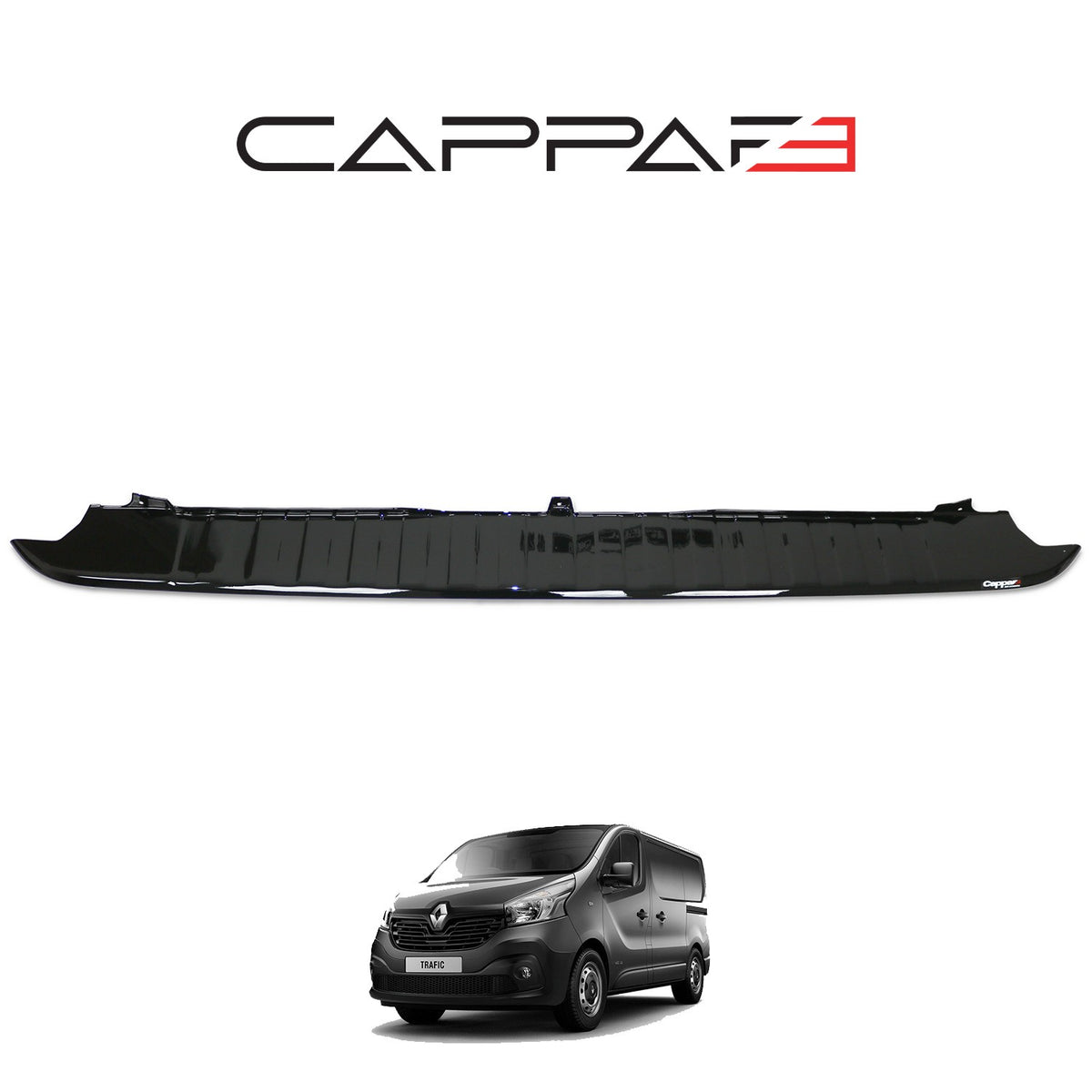 Renault Trafic 3 2014-2019 ile Uyumlu Arka Tampon Eşiği
