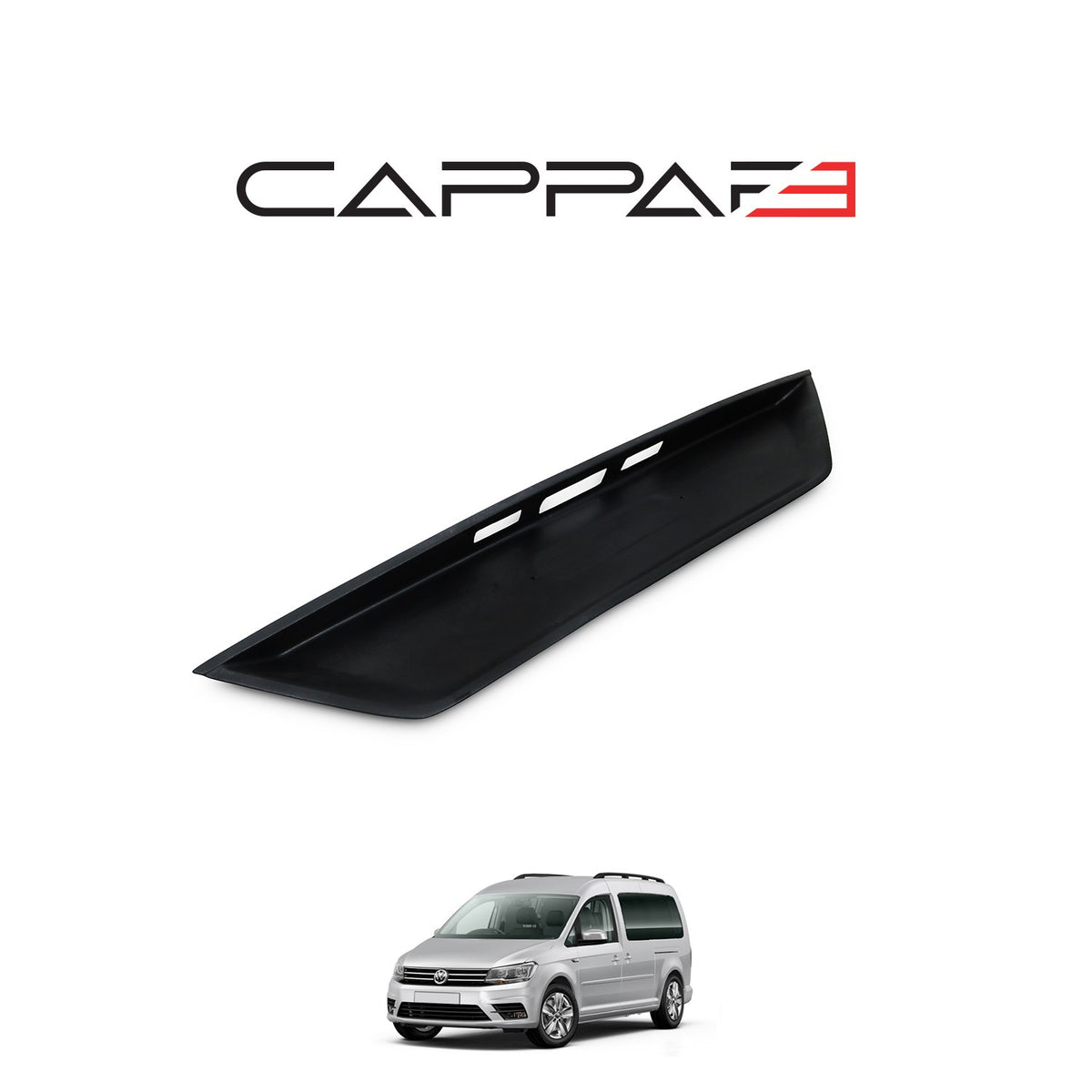 Volkswagen Caddy 4 2015-2020 ile Uyumlu Arka Plaka Yeri Kaplama