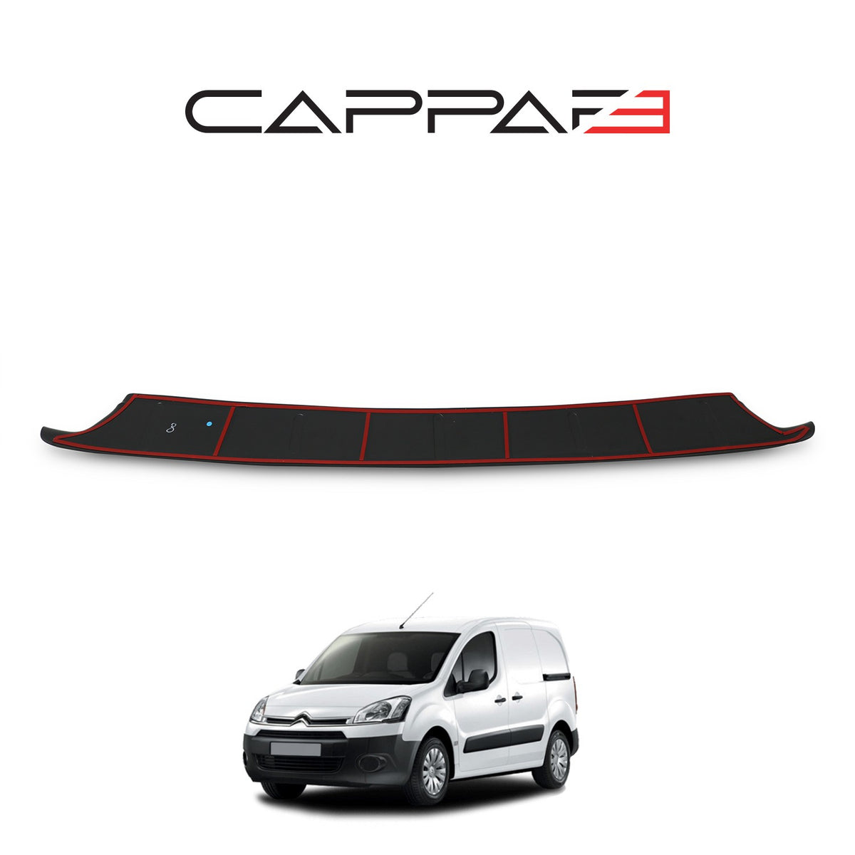 Citroen Berlingo 2 2008-2018 ile Uyumlu Arka Tampon Eşiği
