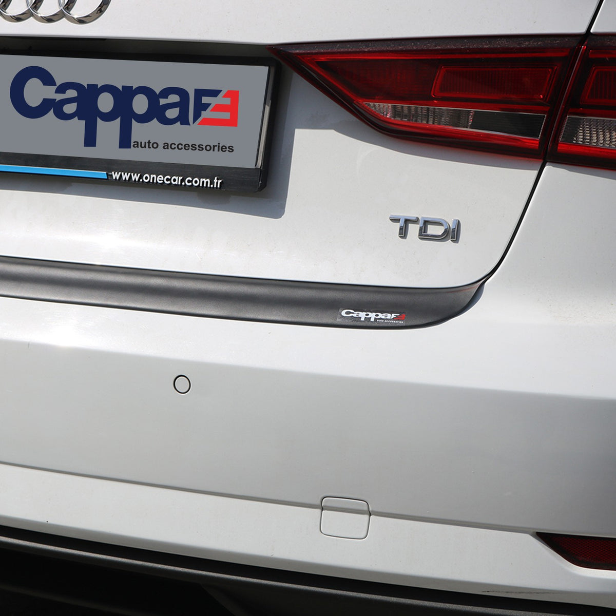 Audi A3 2016-2020 ile Uyumlu Arka Tampon Eşiği Mat