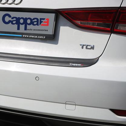 Audi A3 2016-2020 ile Uyumlu Arka Tampon Eşiği Mat