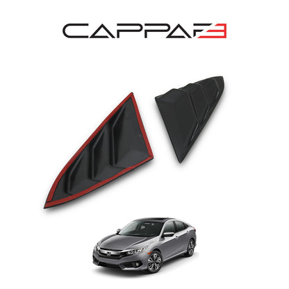 Honda Civic 10 2016-2021 ile Uyumlu Kelebek Camı 2 Adet
