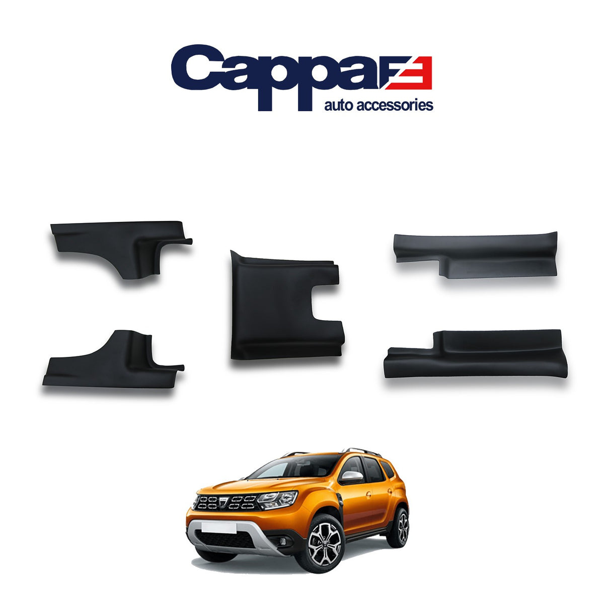 Dacia Duster 2 2018-2023 ile Uyumlu İç Trim 5 Adet