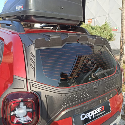 Dacia Duster 2 2018-2021 ile Uyumlu Arka Cam Spoyler 3 Adet