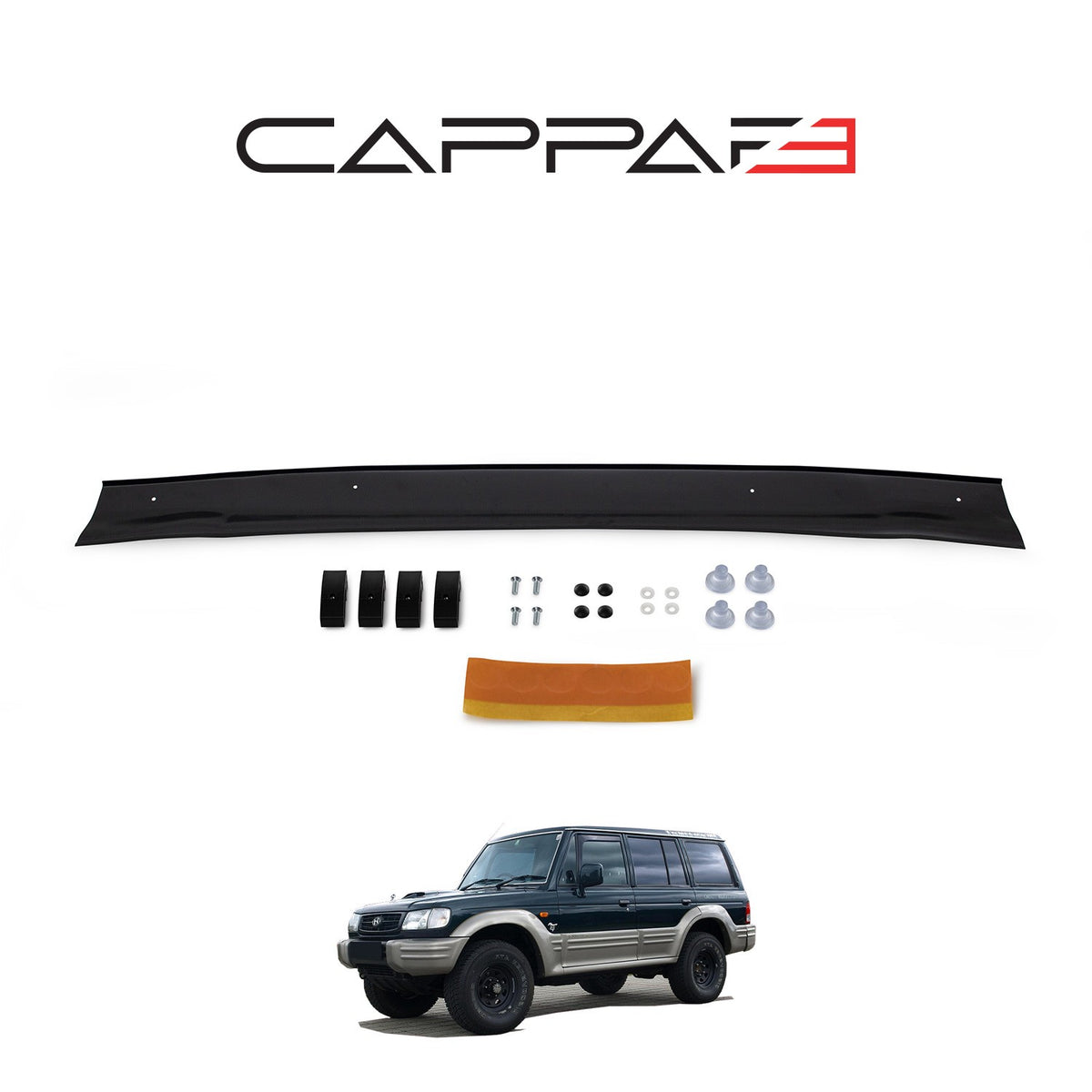 Hyundai Galloper 1997-2003 ile Uyumlu Kaput Rüzgarlığı 3mm
