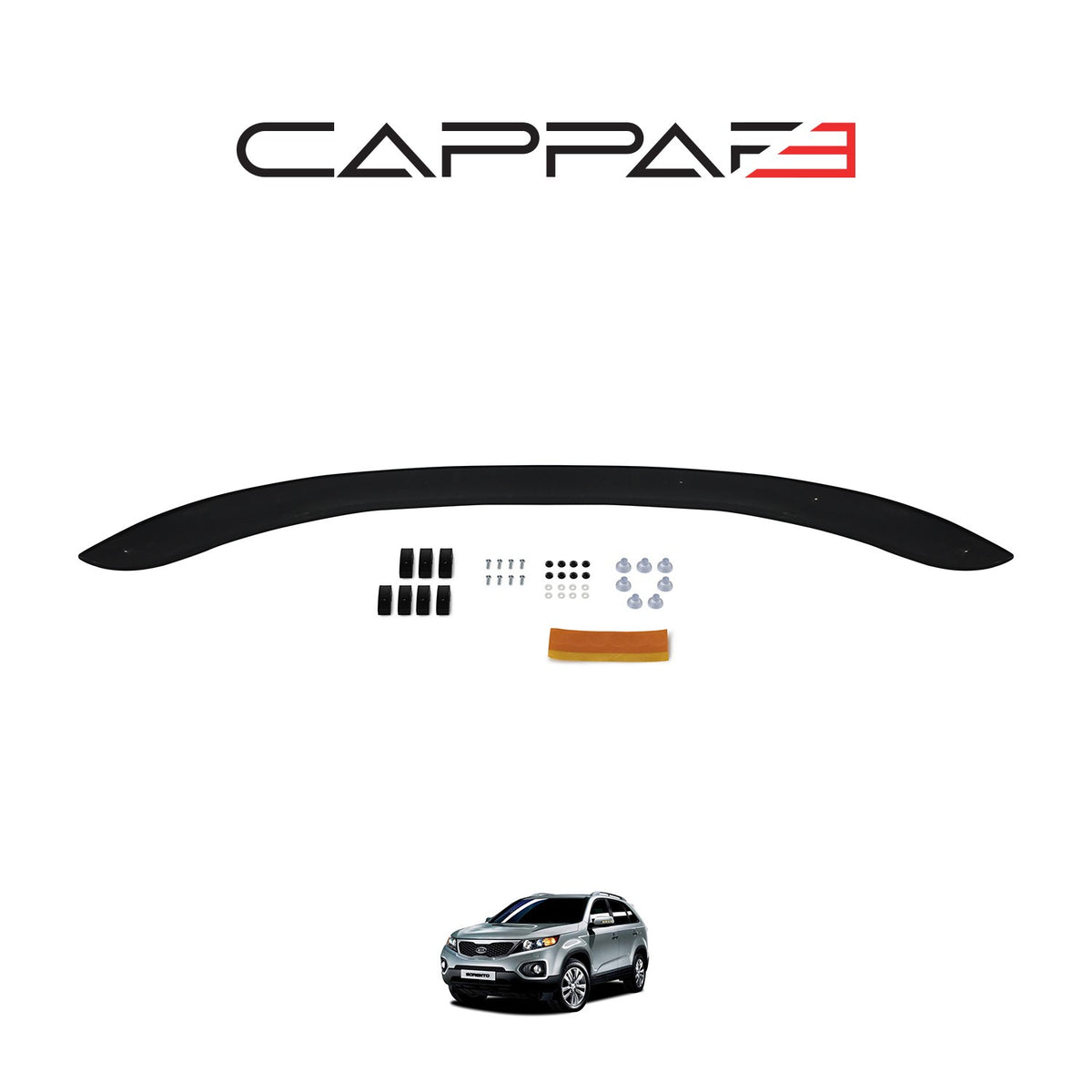 Kia Sorento 2 2010-2014 ile Uyumlu Kaput Rüzgarlığı 3mm
