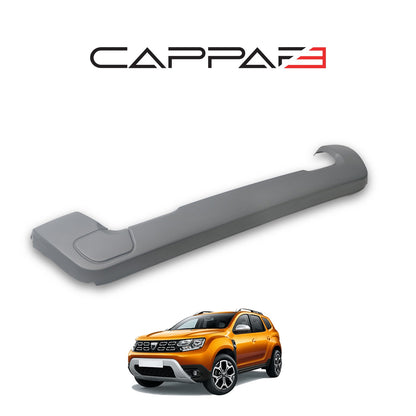 Dacia Duster 2 2018-2023 ile Uyumlu Arka Tampon U Difüzör Gri