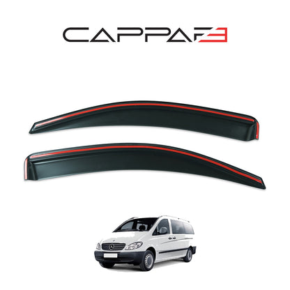 Mercedes Vito 2 2003-2010 ile Uyumlu Cam Rüzgarlığı 2 Adet