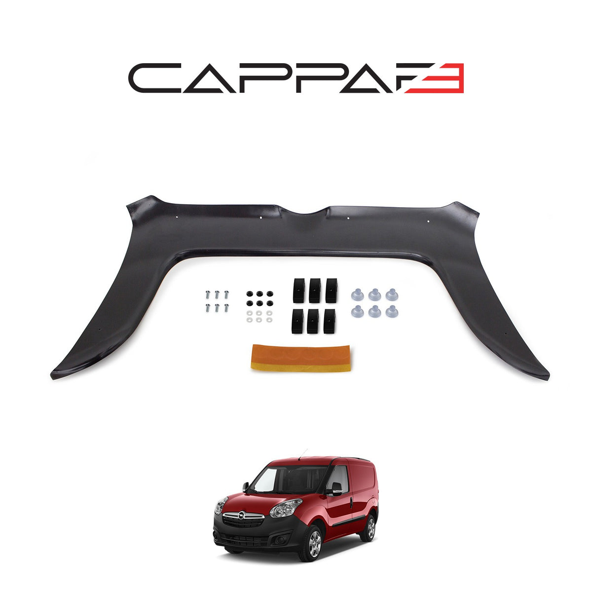 Opel Combo D 2012-2018 ile Uyumlu Kaput Rüzgarlığı