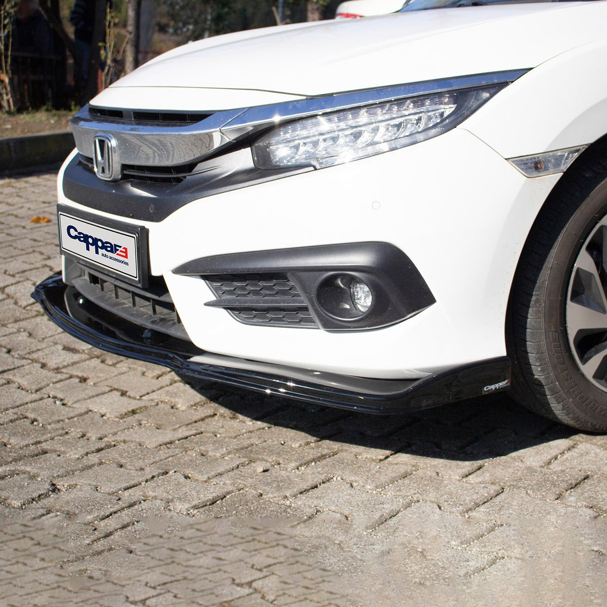 Honda Civic 10 2016-2021 ile Uyumlu Ön Tampon Lip