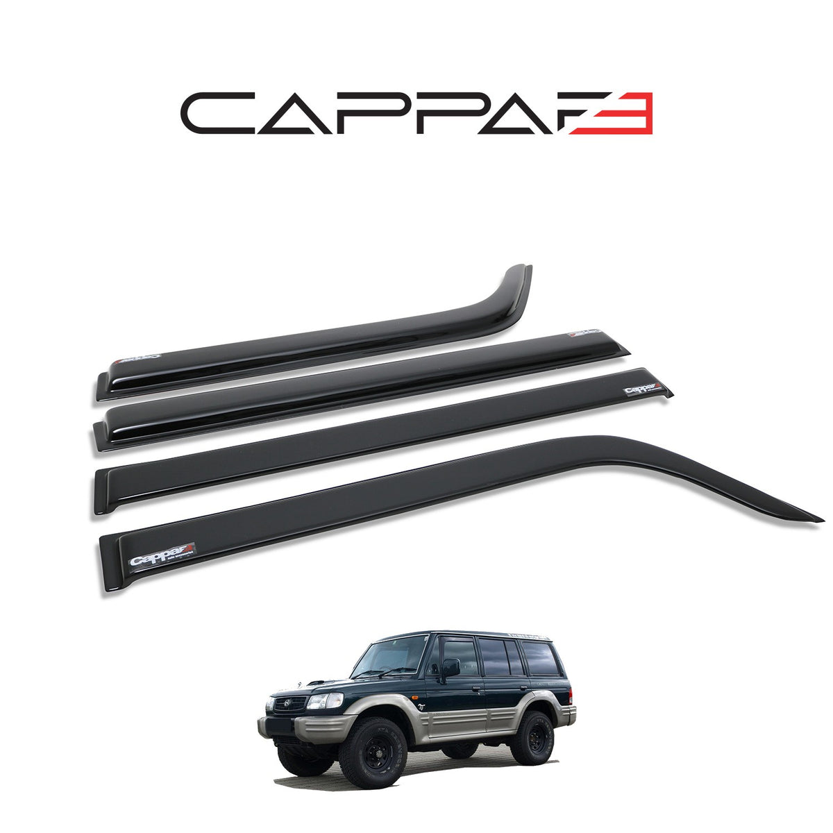 Hyundai Galloper 1991-2003 cam rüzgarlığı 4 parçalı set – 5