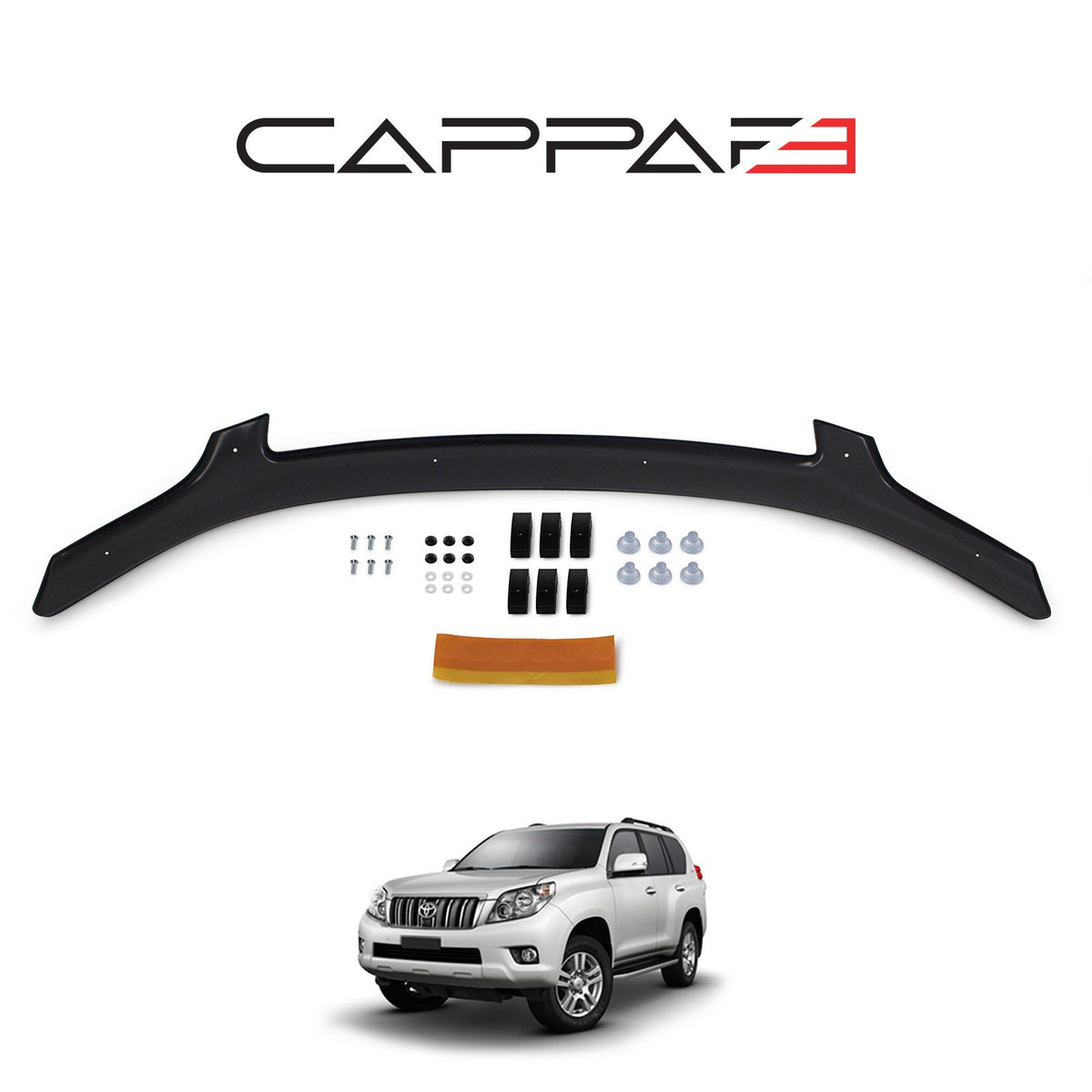 Toyota Land Cruiser Prado 4 2010-2013 ile Uyumlu Kaput Rüzgarlığı 3mm