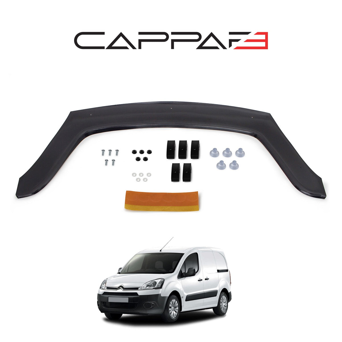 Citroen Berlingo 2 2008-2018 ile Uyumlu Kaput Rüzgarlığı