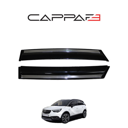 Opel Crossland 2020-2024 kromlu cam rüzgarlığı 4 parçalı set – 4