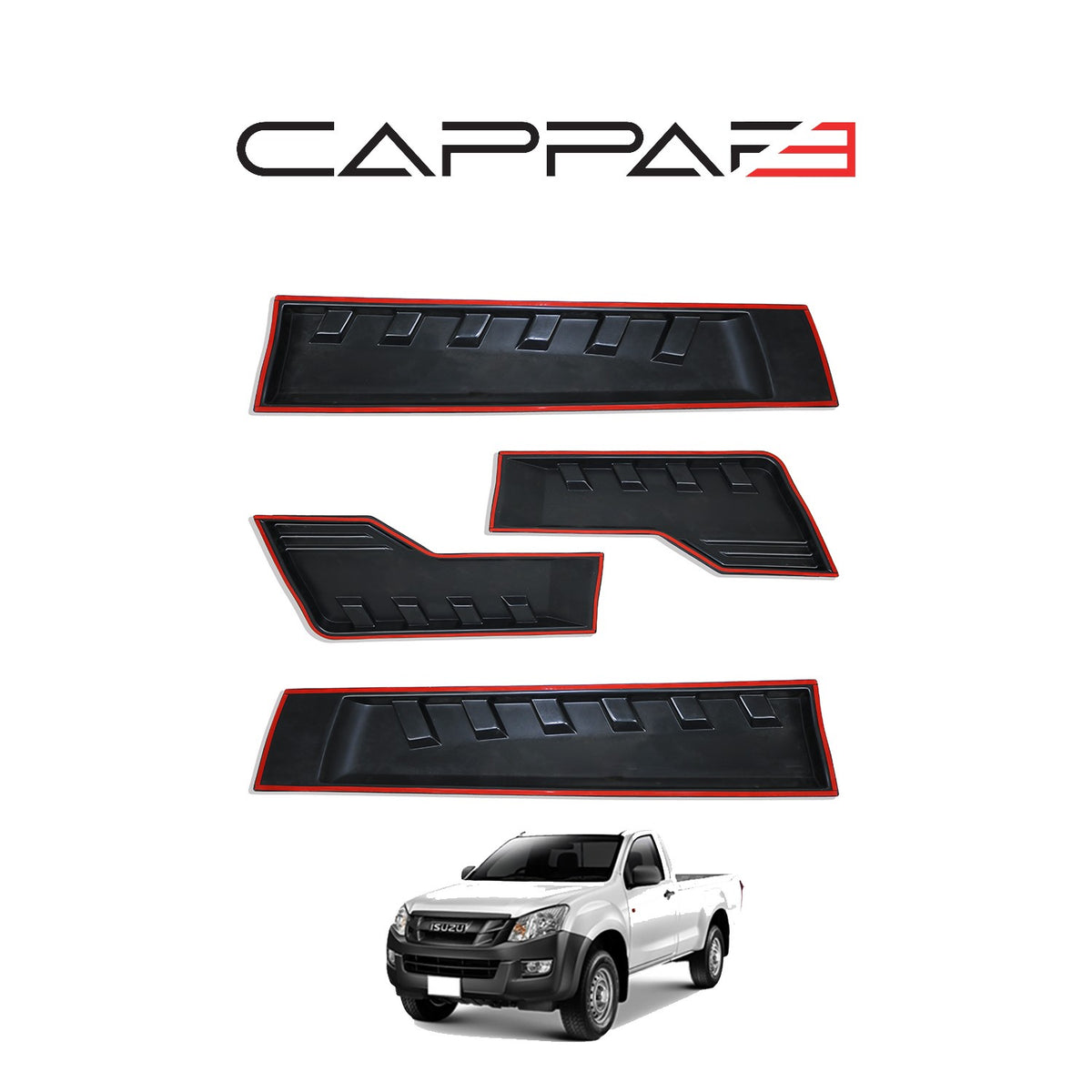 Isuzu D-Max 2 2012-2019 ile Uyumlu Kapı Dodik 4 Adet