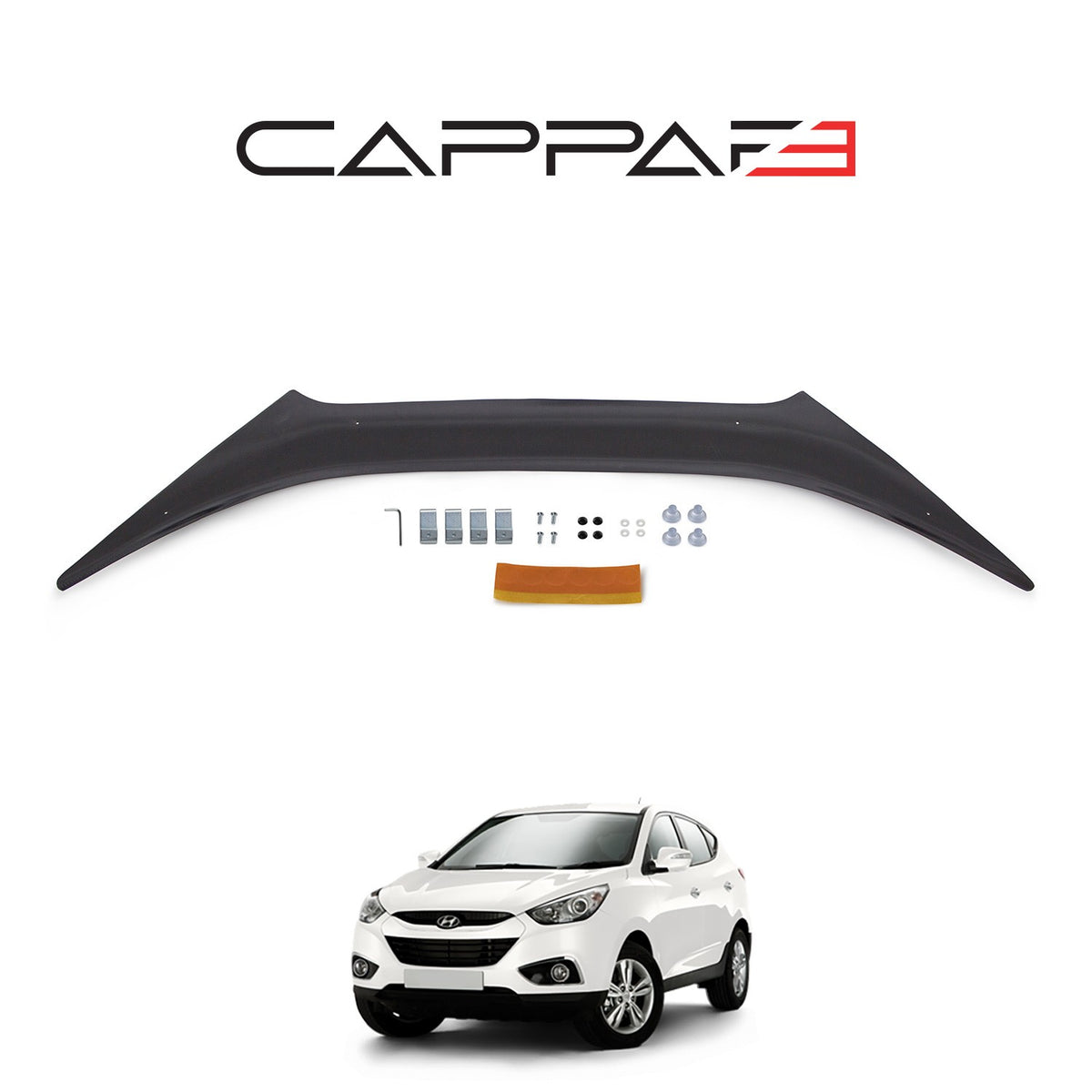 Hyundai IX 2009-2015 ile Uyumlu Kaput Rüzgarlığı 3mm