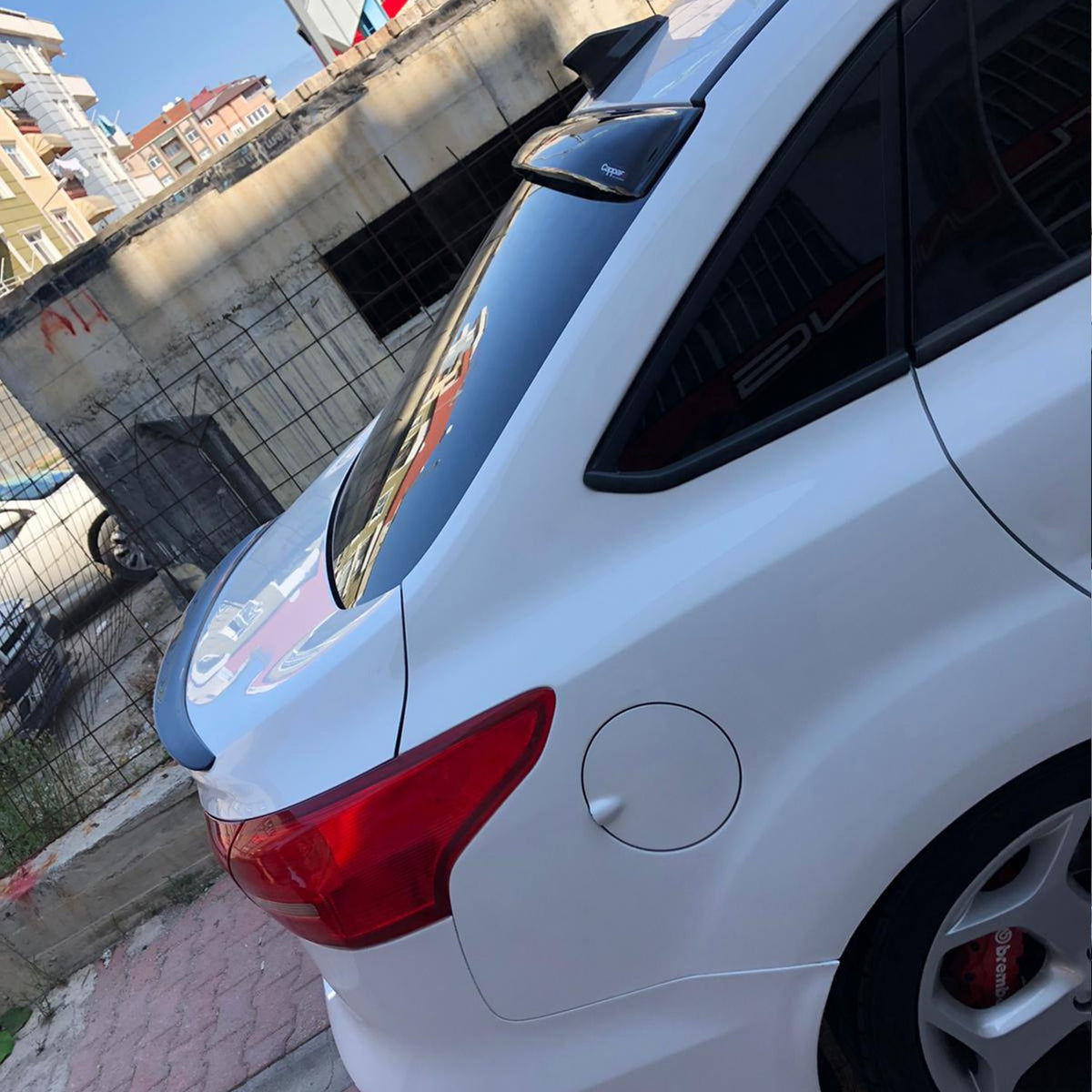 Ford Focus 3 2010-2018 ile Uyumlu Arka Cam Spoyler