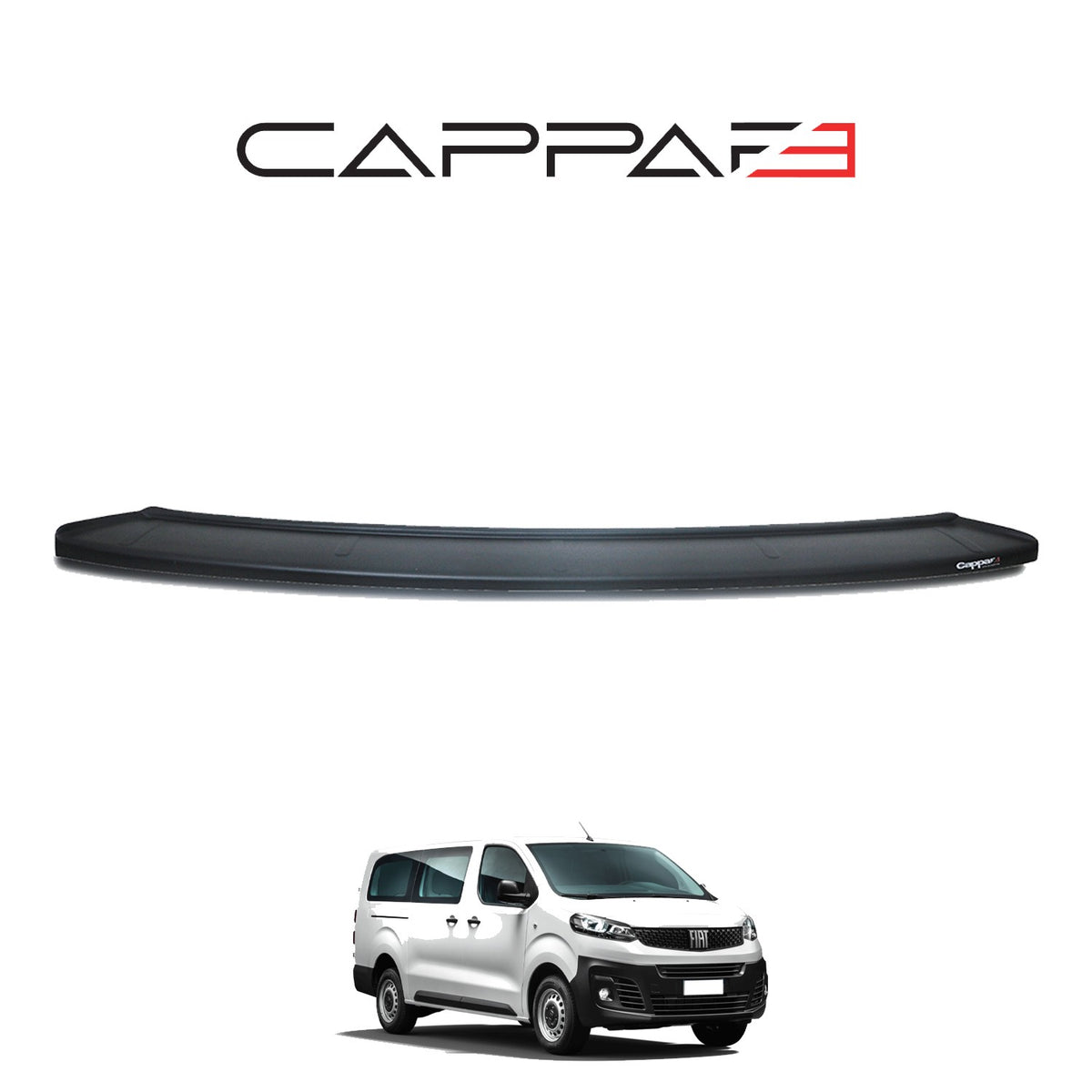 Fiat Scudo 3 2022-2026 ile Uyumlu Arka Tampon Eşiği Mat