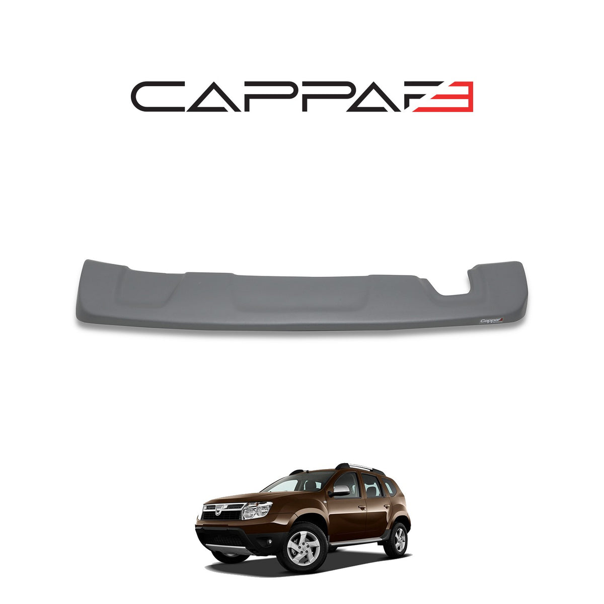 Dacia Duster 1 2010-2017 ile Uyumlu Arka Tampon Difüzör