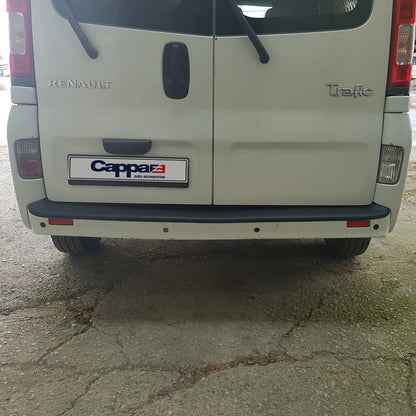 Renault Trafic 2 2001-2014 ile Uyumlu Arka Tampon Eşiği Mat