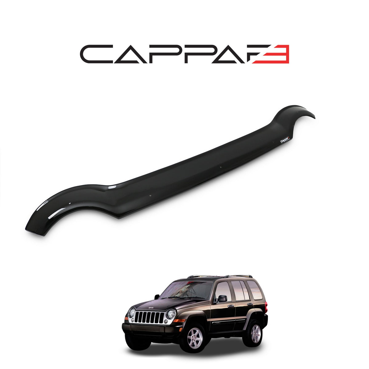Jeep Cherokee 3 2001-2007 ile Uyumlu Kaput Rüzgarlığı 3mm