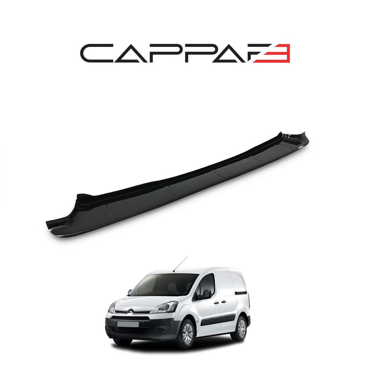 Citroen Berlingo 2 2008-2018 ile Uyumlu Arka Tampon Eşiği