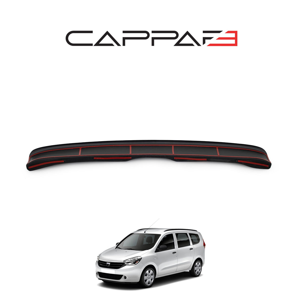 Dacia Lodgy 2012-2022 ile Uyumlu Arka Tampon Eşiği