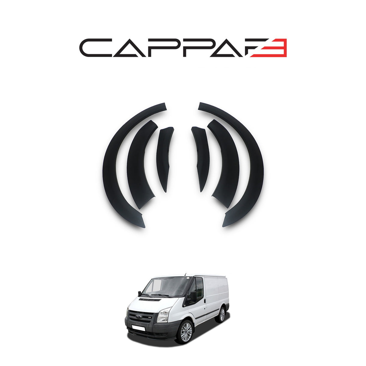 Ford Transit Mk7 2006-2014 ile Uyumlu Çamurluk Dodik Uzun Şase 6 Adet