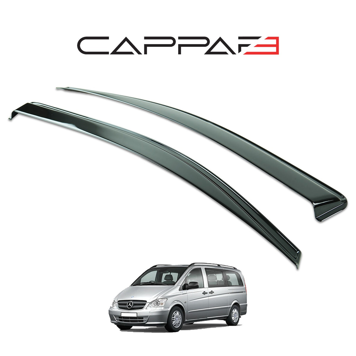Mercedes Vito 2 2010-2014 ile Uyumlu Cam Rüzgarlığı 2 Adet