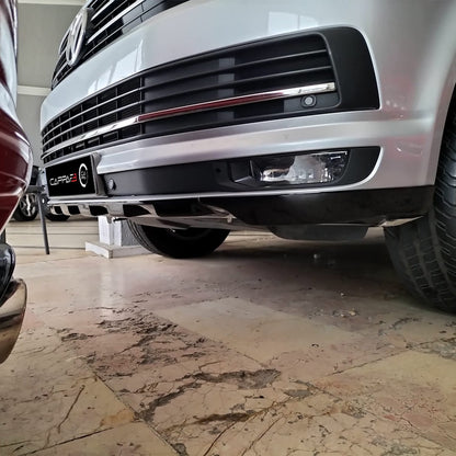 Volkswagen Transporter T6 2015-2024 ile Uyumlu Ön Tampon Difüzör 3 Adet