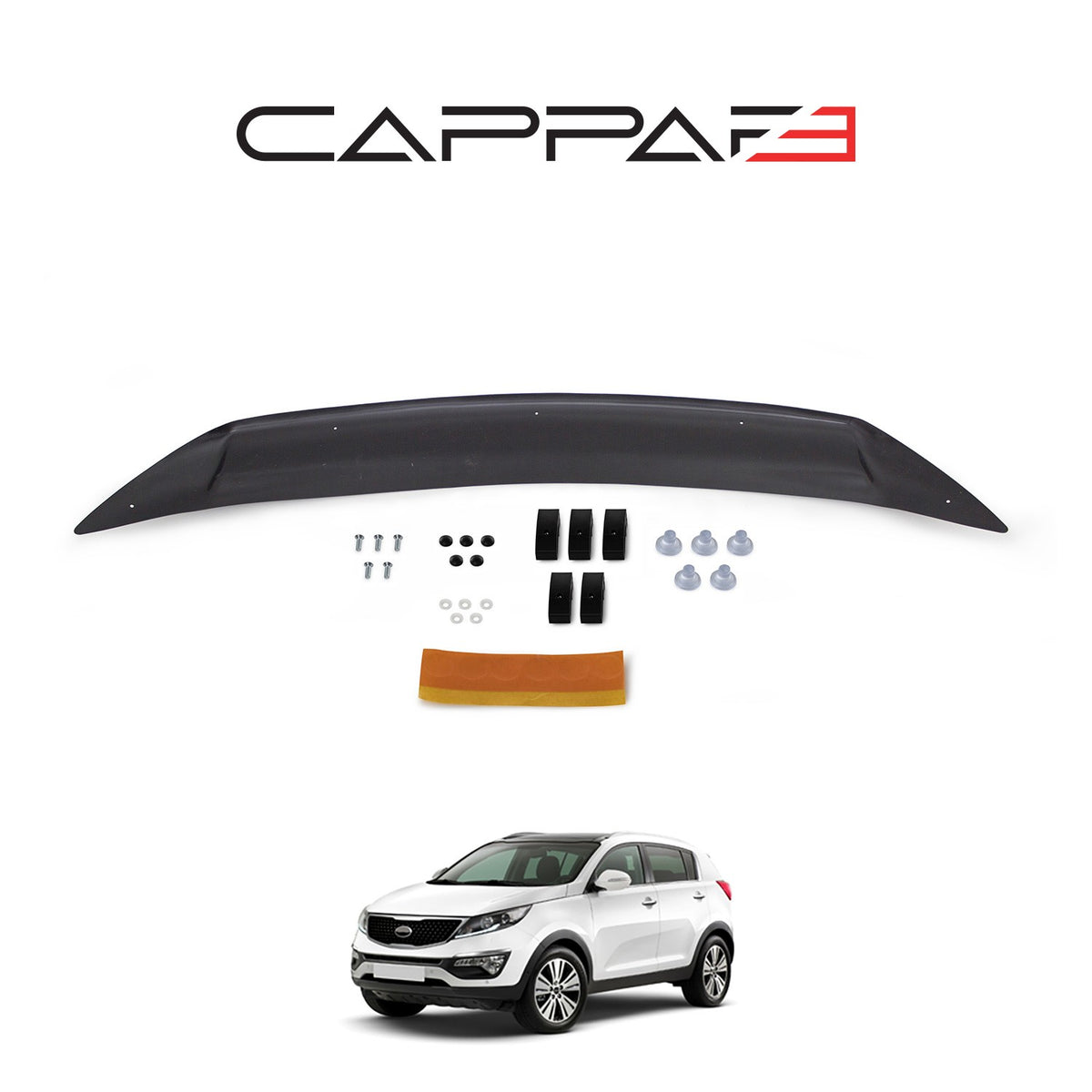 Kia Sorento 2 2010-2014 ile Uyumlu Kaput Rüzgarlığı 3mm