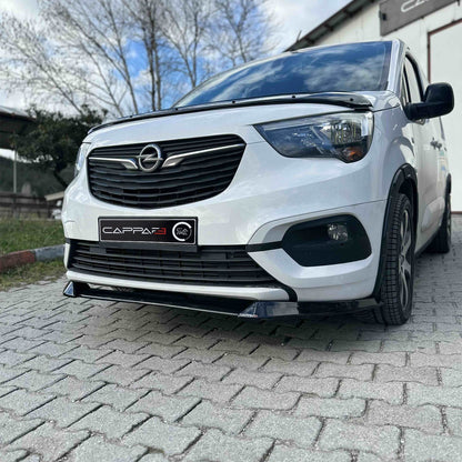 Opel Combo E 2018-2026 ile Uyumlu Ön Tampon Lip