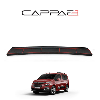 Citroen Berlingo 3 2018-2026 ile Uyumlu Arka Tampon Eşiği Mat