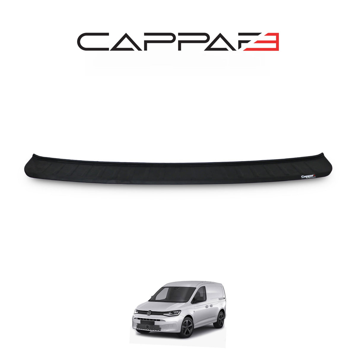 Volkswagen Caddy 5 2020-2026 ile Uyumlu Arka Tampon Eşiği Mat