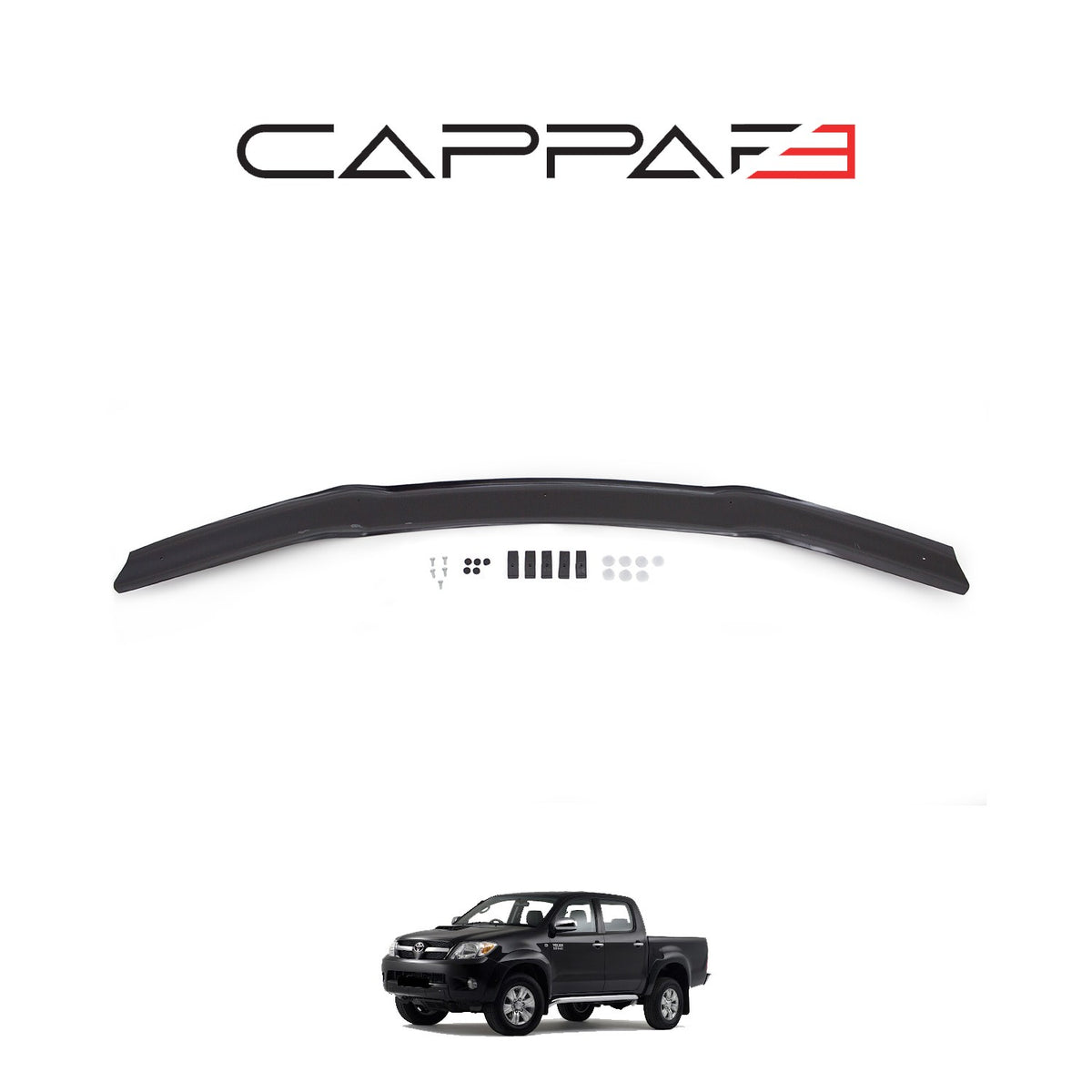 Toyota Hilux 7 2010-2015 ile Uyumlu Kaput Rüzgarlığı 3mm