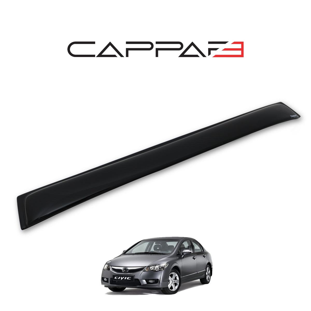 Honda Civic 8 2005-2011 ile Uyumlu Arka Cam Spoyler İnce