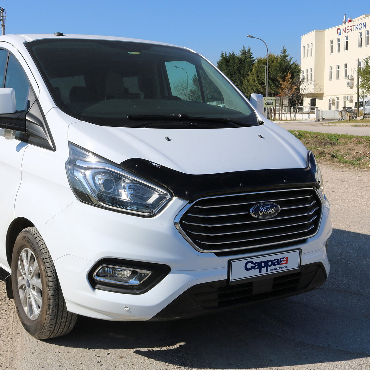 Ford Transit / Tourneo Custom 1 2018-2023 ile Uyumlu Kaput Rüzgarlığı 3mm