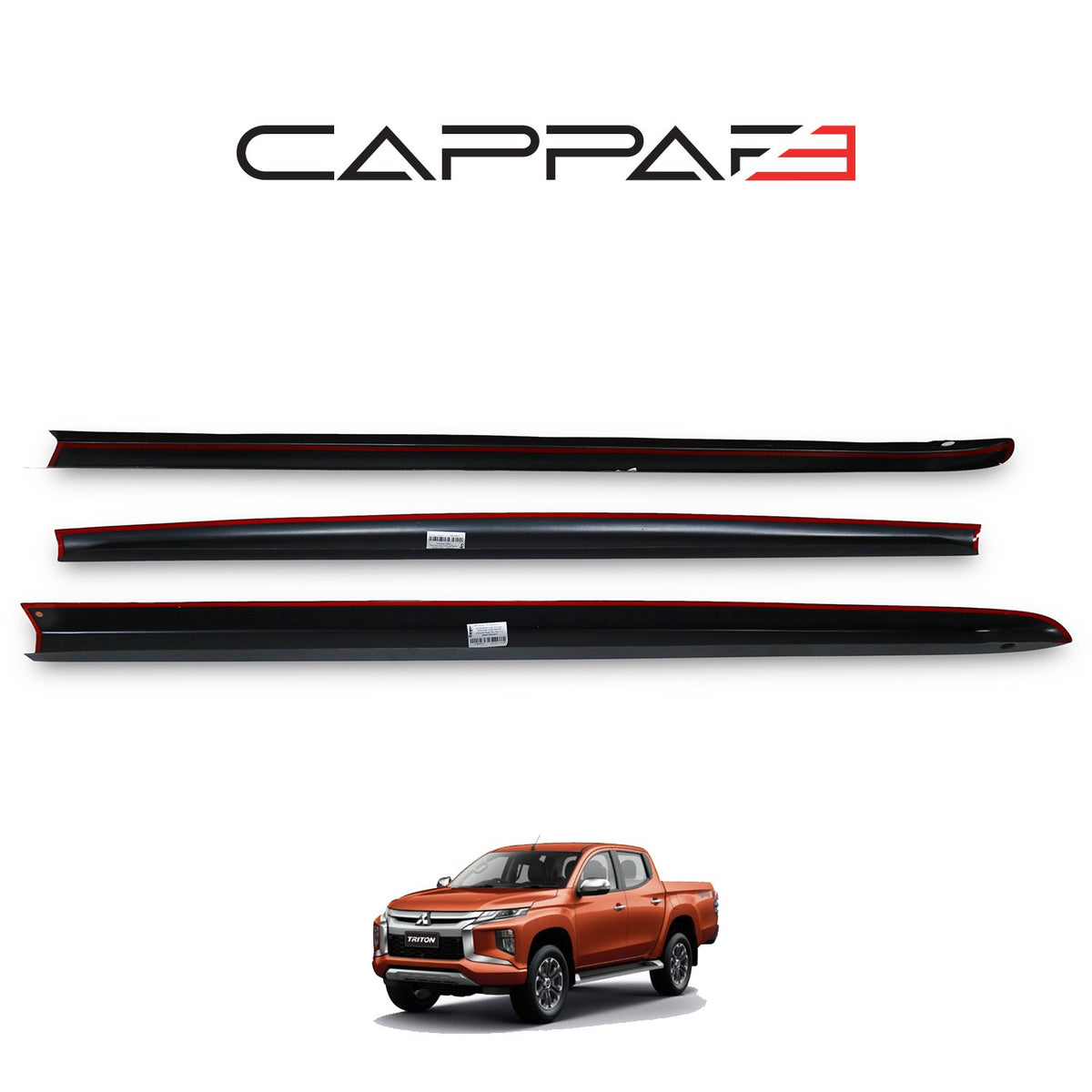 Mitsubishi L200 5 2019-2023 kasa kenar koruma 3 parça – 5