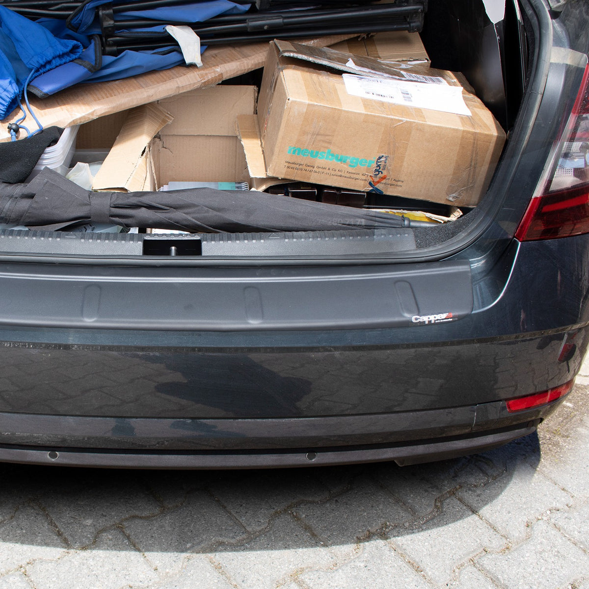 Skoda Octavia 3 2013-2020 mat arka tampon eşiği – 4
