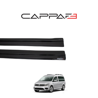 Volkswagen Caddy 4 2015-2020 ile Uyumlu Marşpiyel Kaplama 2 Parça