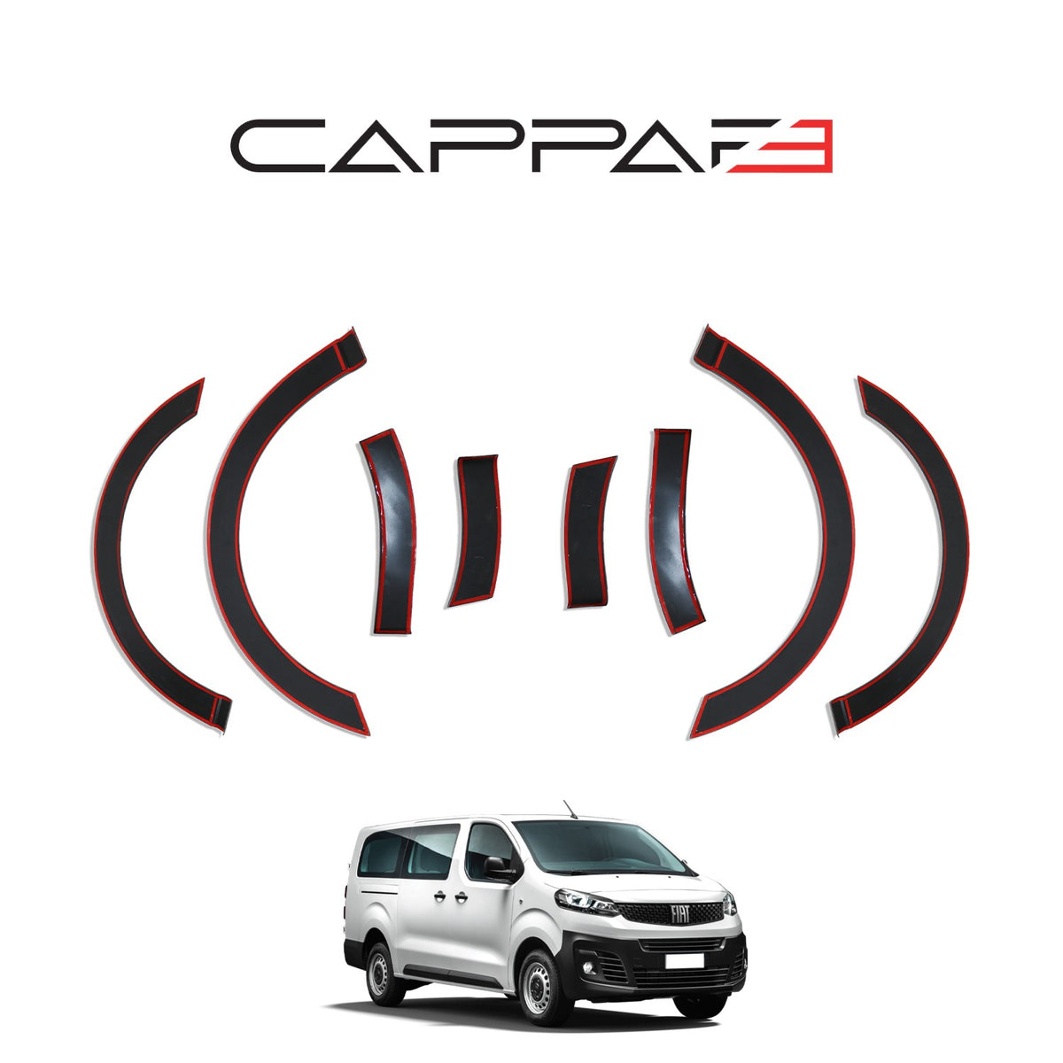 Fiat Scudo 3 2022-2026 çamurluk dodik 8 parçalı set – 5