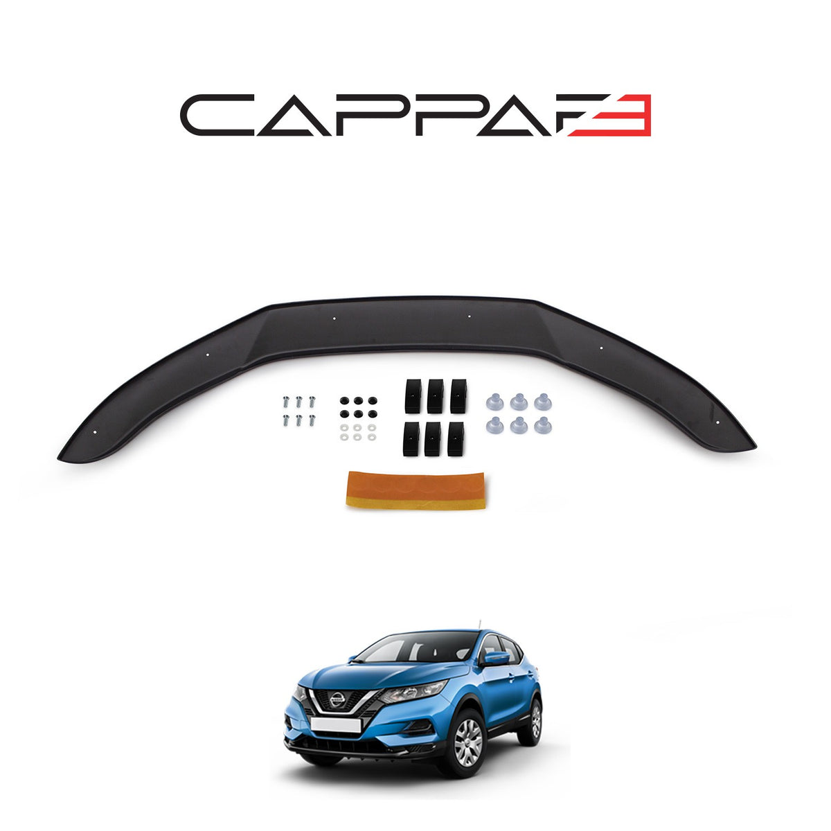 Nissan Qashqai 2 2017-2021 kaput rüzgarlığı 3 mm – 3