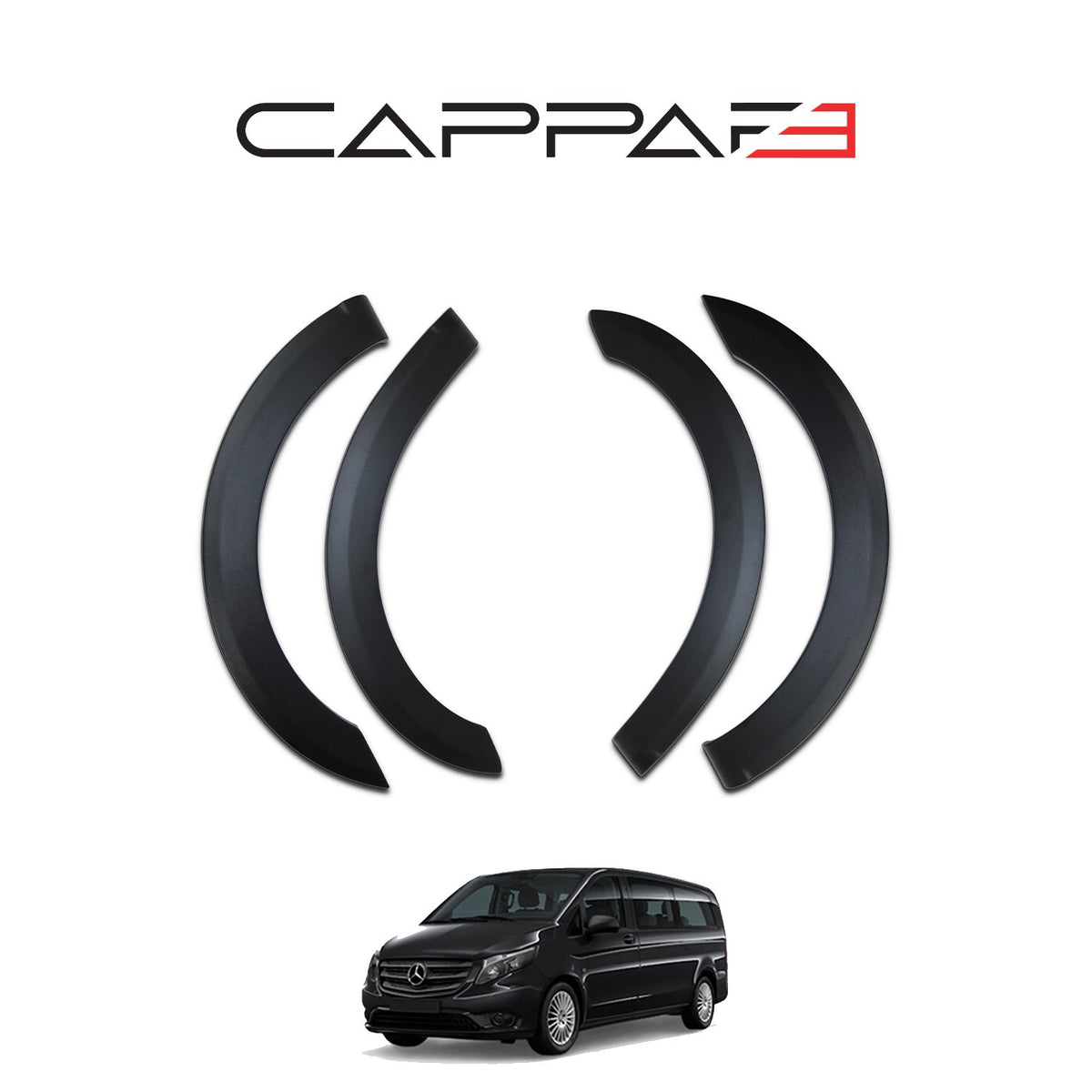 Mercedes Vito 3 2015-2020 çamurluk dodik 8 parçalı set – 3