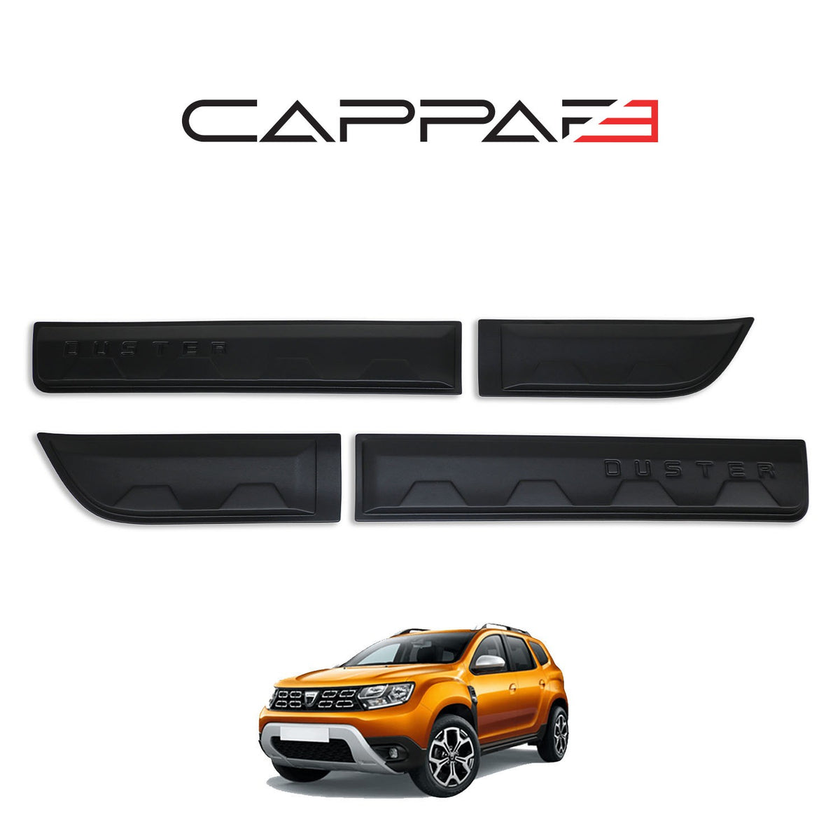Dacia Duster 2 2018-2023 ile Uyumlu Kapı Dodik Damalı 4 Adet