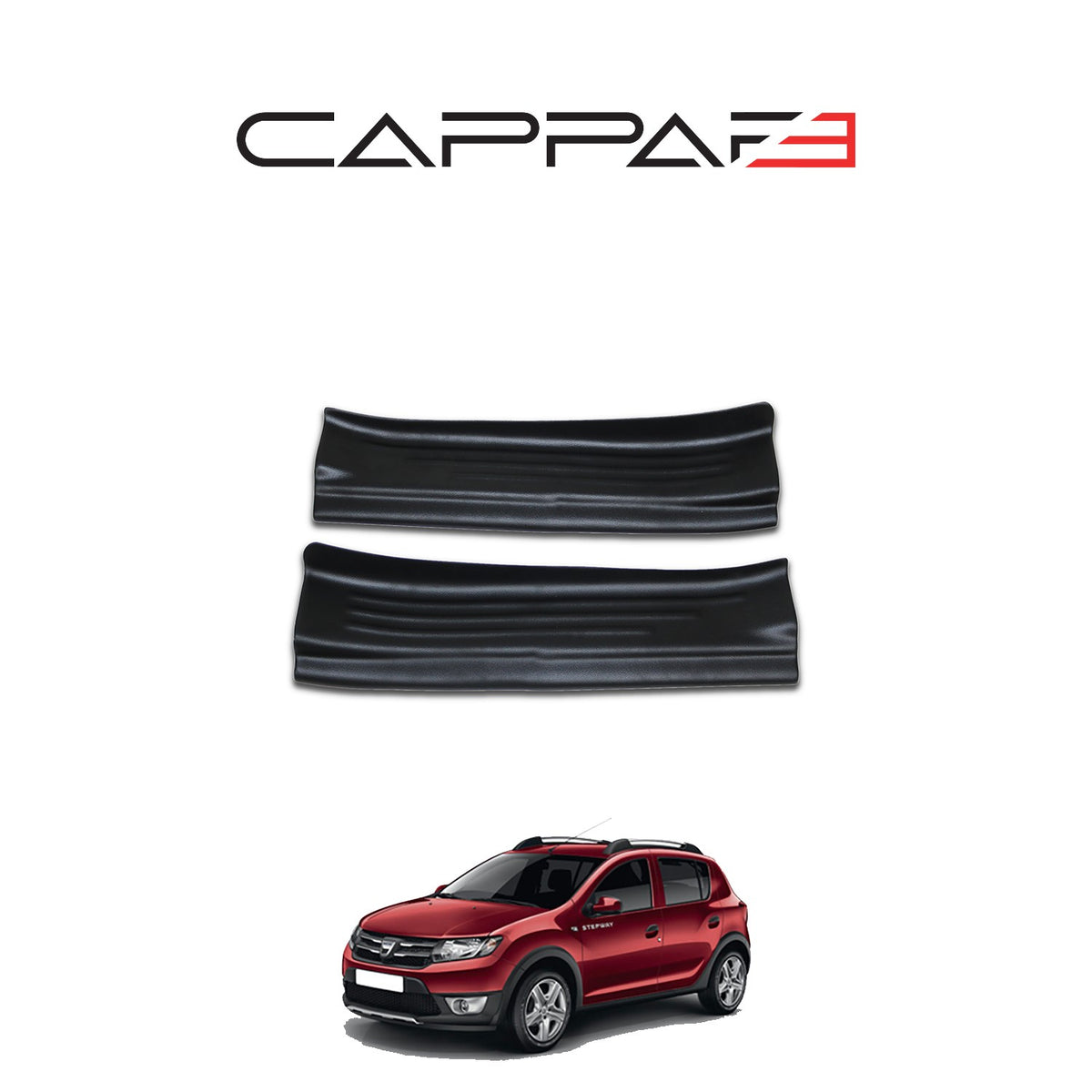 Dacia Sandero 2 2012-2020 ile Uyumlu Kapı Eşiği 4 Adet