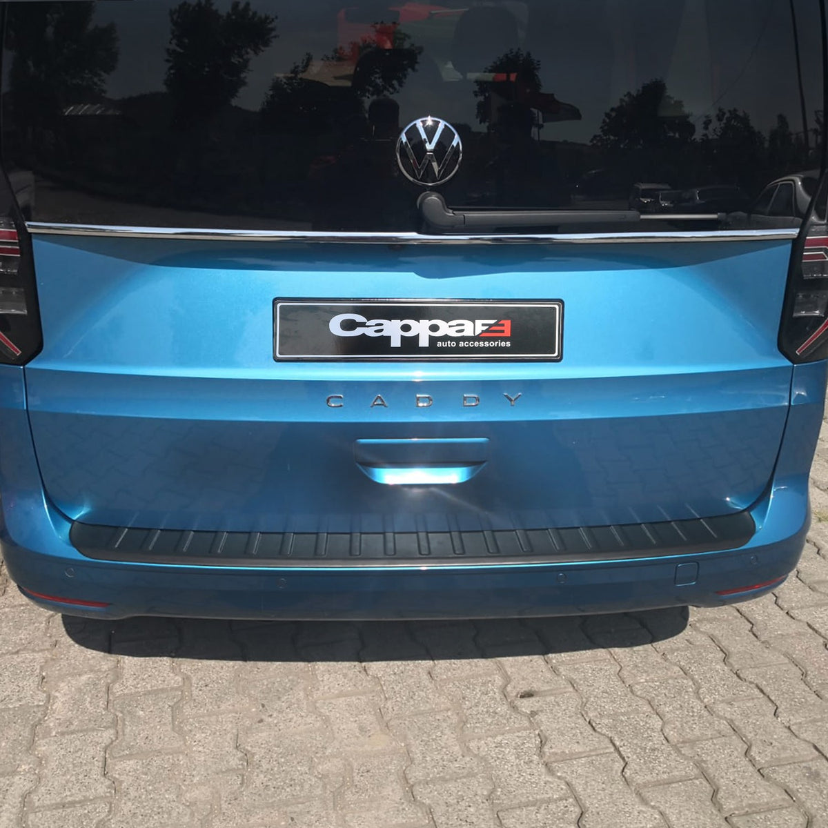 Volkswagen Caddy 5 2020-2026 ile Uyumlu Arka Tampon Eşiği Mat