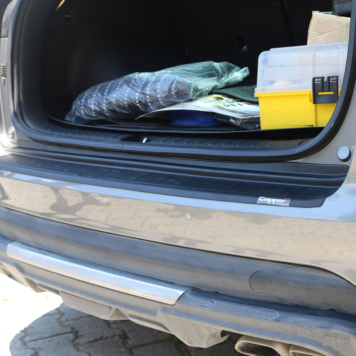 Hyundai Tucson 3 2018-2020 ile Uyumlu Arka Tampon Eşiği Mat